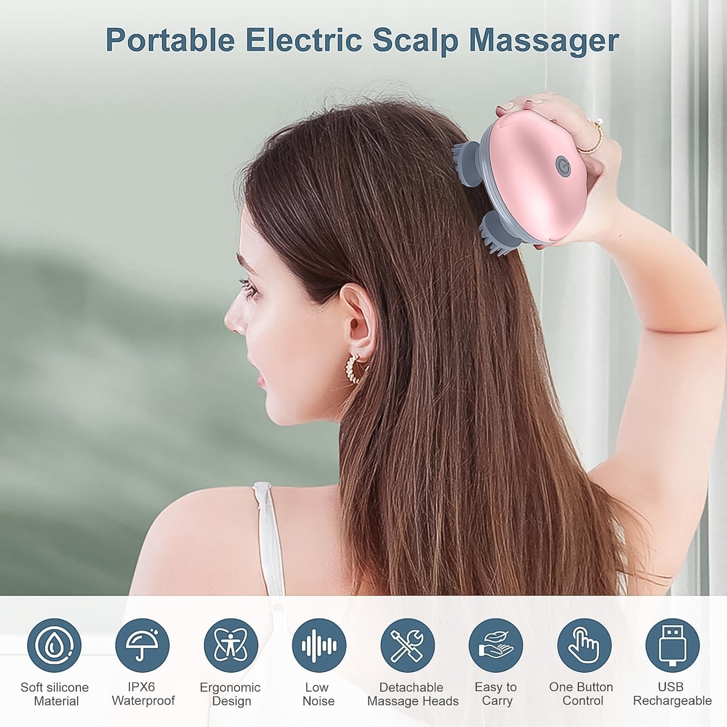 KLICKKART Smart Electric Scalp Massager (1 Pc)
