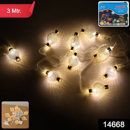 KLICKKART Decorative Metal Ball Led String Light (3 Meter )