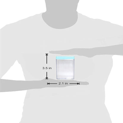 KLICKKART Plastic Spice Jars (6 Pcs 14x22x8cm Multicolour)