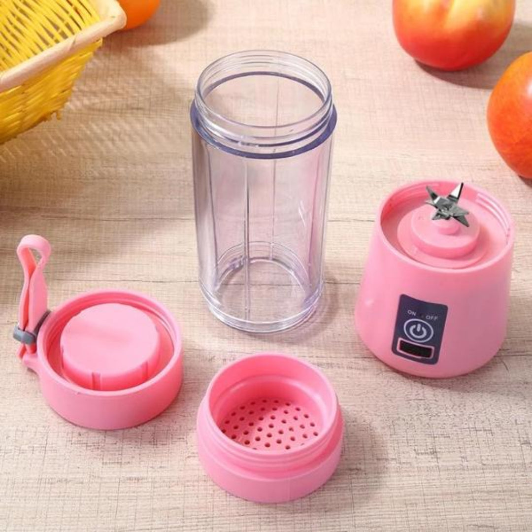 KLICKKART Portable Usb Electric Juicer - 6 Blades (Protein Shaker)