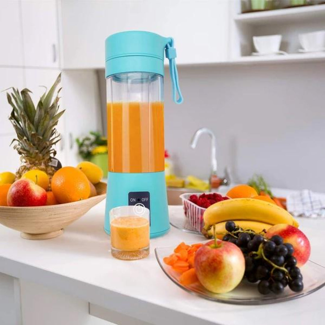 KLICKKART Portable Usb Electric Juicer - 6 Blades (Protein Shaker)