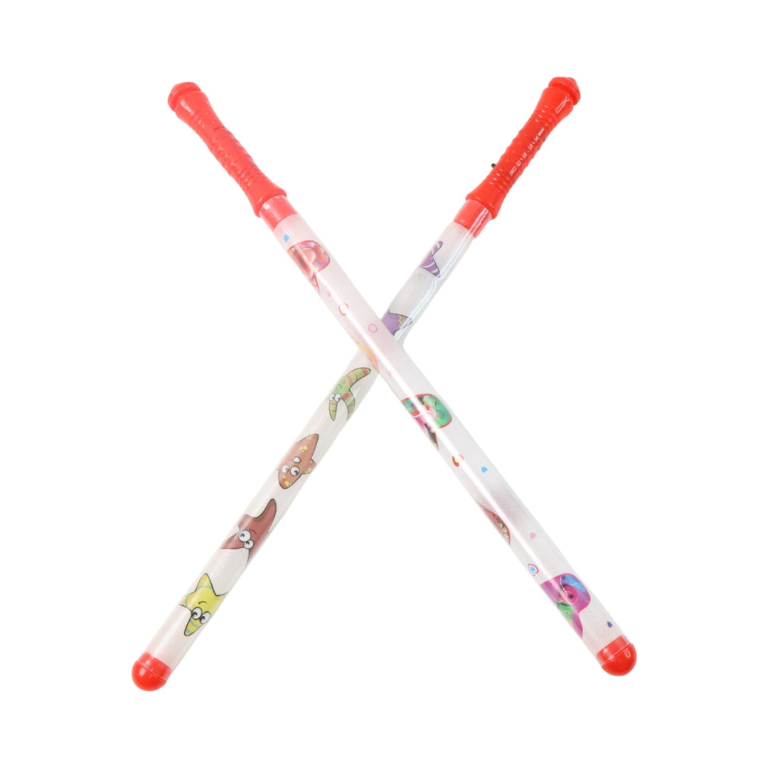 KLICKKART 2 Piece Led Dandiya Sticks Set  Color Changing Light-up 