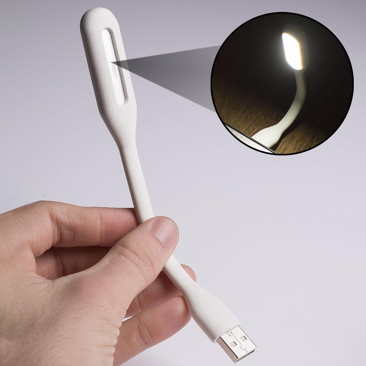 KLICKKART Portable Mini Usb Fan - Usb Light - Usb 3 Hub Port Combo