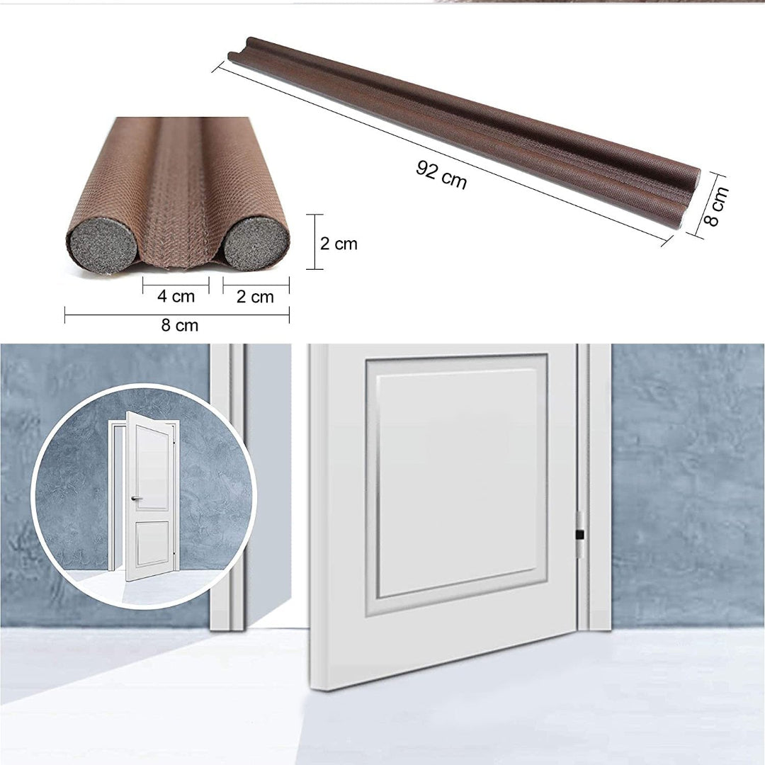 KLICKKART Twin Door Draft Stopperguard Protector For Doors And Windows (set of4)