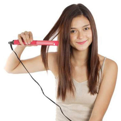 KLICKKART 2 In 1 Hair Straightener And Curler Machine For Women  Curl  Straight Hair Iron