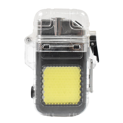 KLICKKART Usb Rechargeable Electric Lighter 3 Modes Cob Flashlight (1 Pc)