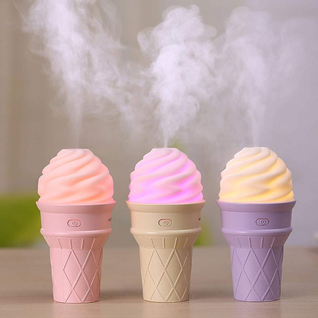 KLICKKART Ice Cream Design Led Humidifier For Freshening Air  Fragrance (Mix / Multicoloured)