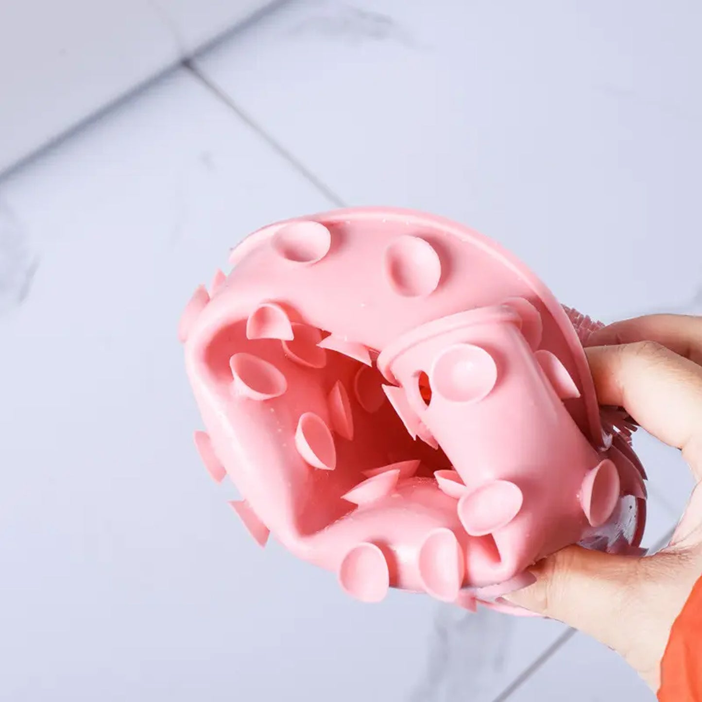 Silicone Bath Massage Cushion With Suction Cup Shower Foot Scubber Brush Foot Bath Mat Scrubber Anti-slip Exfoliating Dead Skin Massage Pad Lazy Wash Feet Bathroom Mat