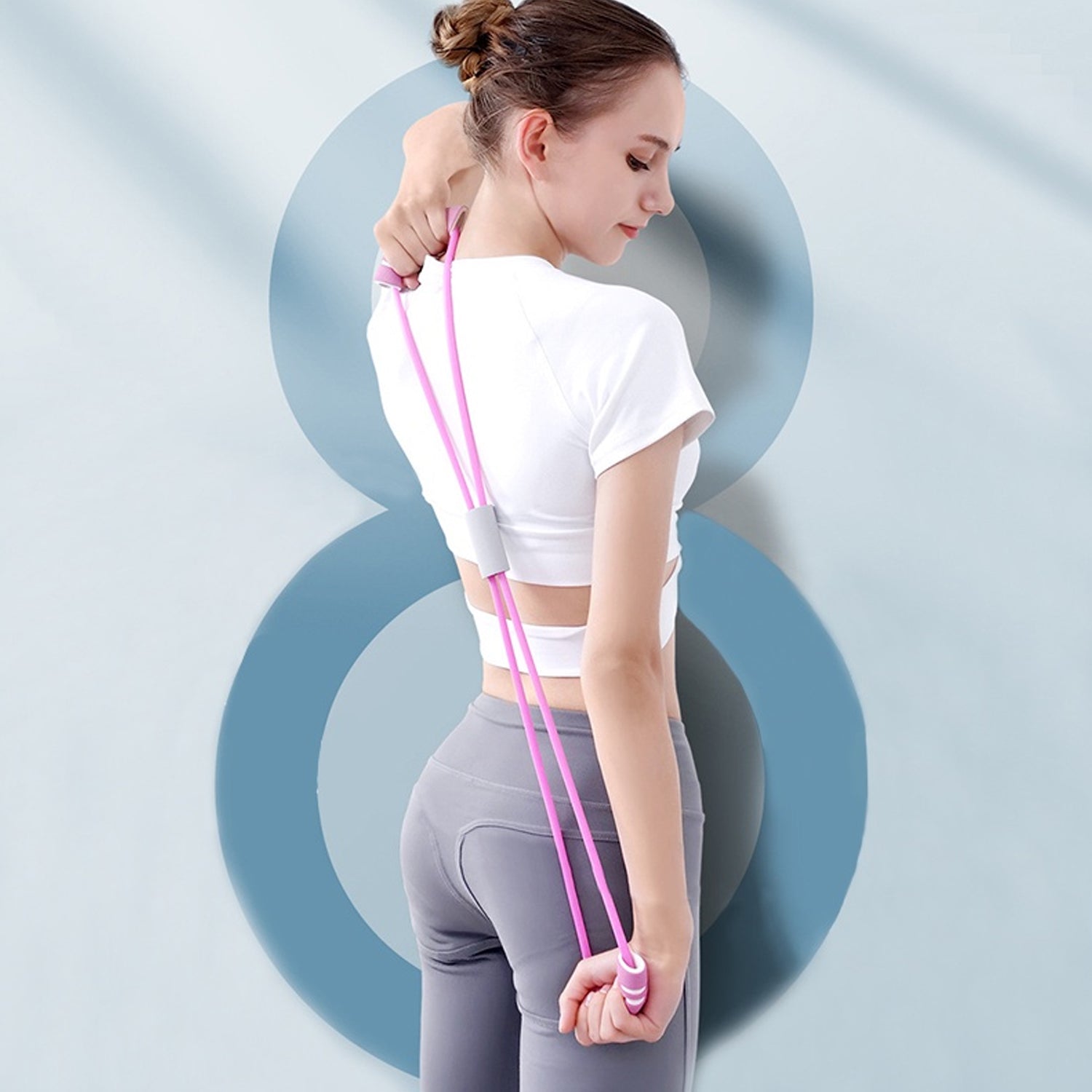 KLICKKART Sport Resistance Loop Band Yoga Bands Rubber Exercise Fitness Training Gym Strength Resistance Band Exercise Equipment Bands For Working Out (1 Pc Mix Color)