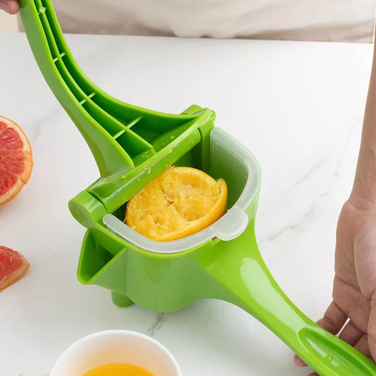 KLICKKART Heavy Duty Juice Press Squeezer With Juicers (Multicoloured)