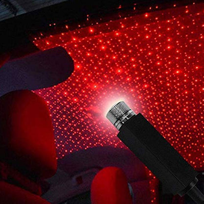 KLICKKART Multipurpose Laser Light Light Galaxy Night Sky Ambiance Laser Micro Projector Atmosphere Ambient Roof Usb Light Car Ceiling Bedroom For Party (1 Pc)