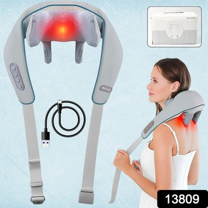 Neck & Shoulder Massagers With Heat Electric Rechargeable (1 Pc)