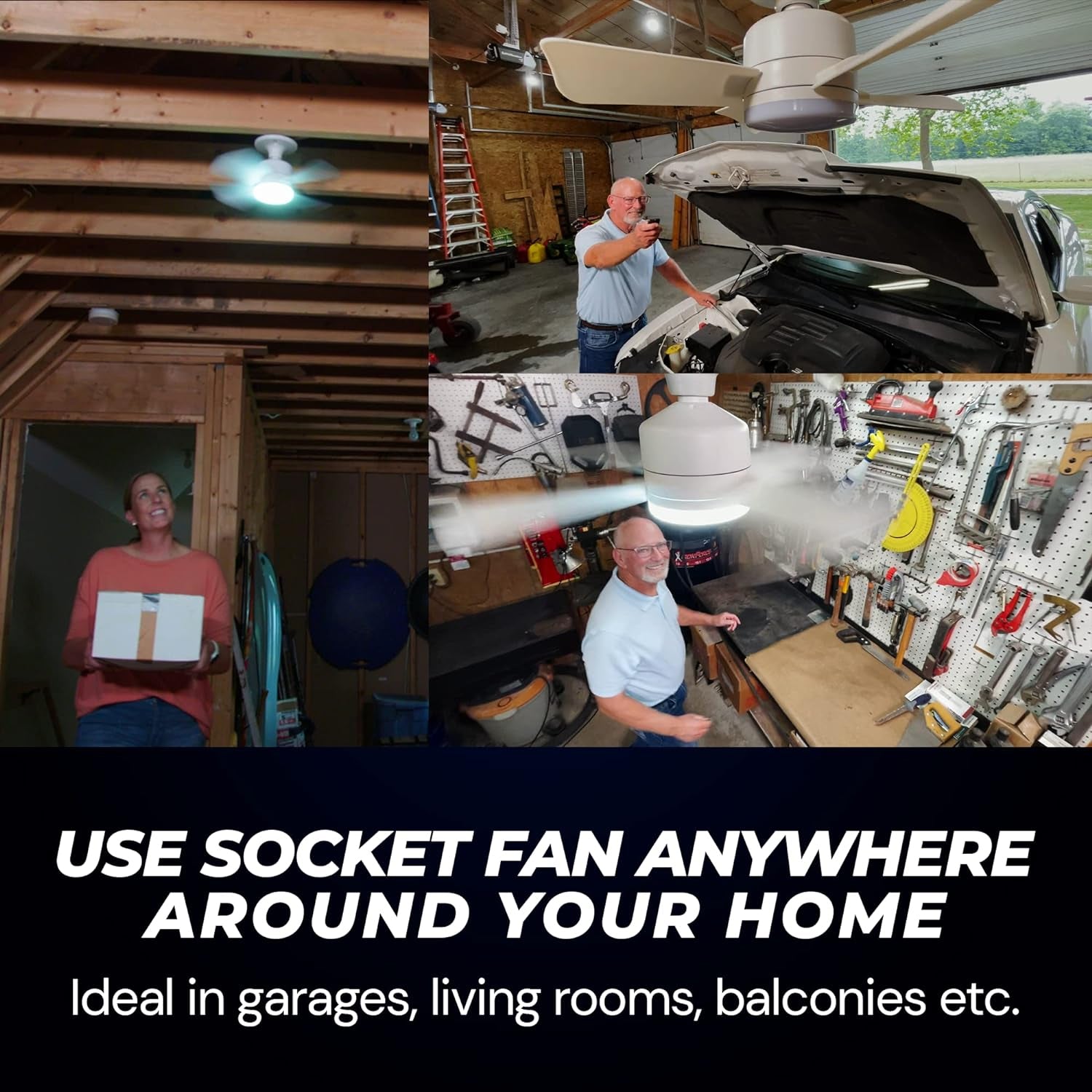 KLICKKART Socket Fan Light Original 