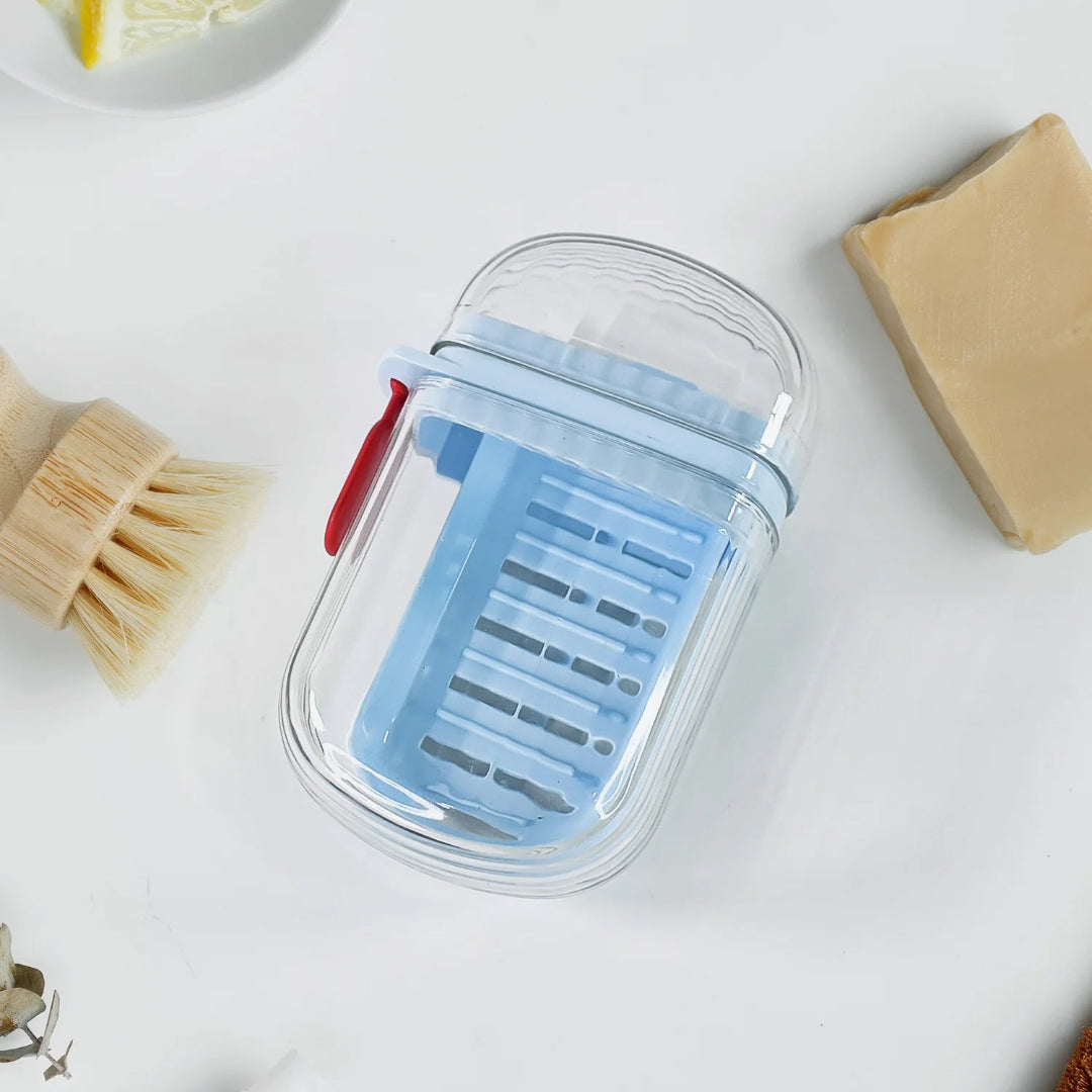 KLICKKART Multifunctional Soap Box With Drain Tray And Lock Clip Sabudani (1 Pc)