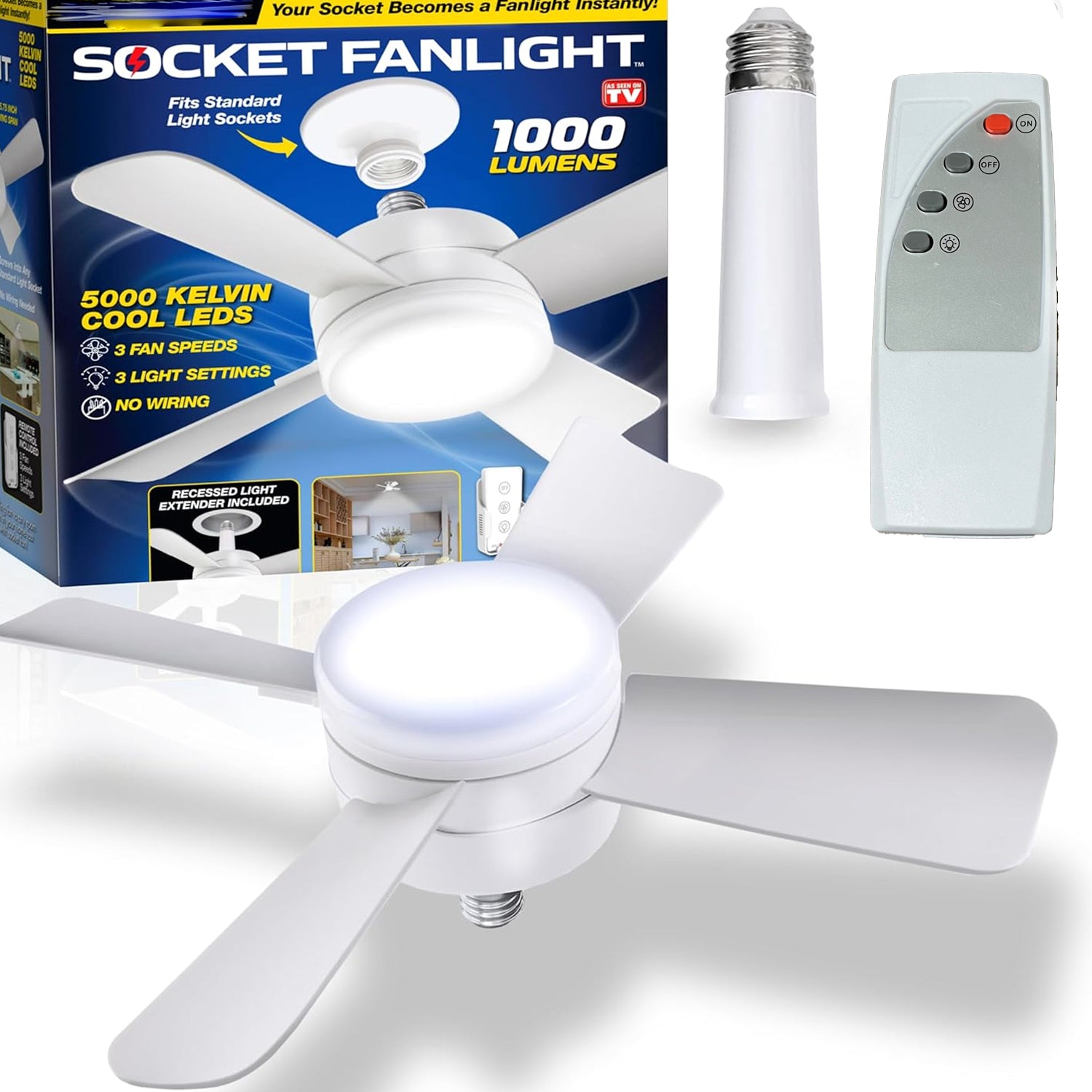 KLICKKART Socket Fan Light Original 