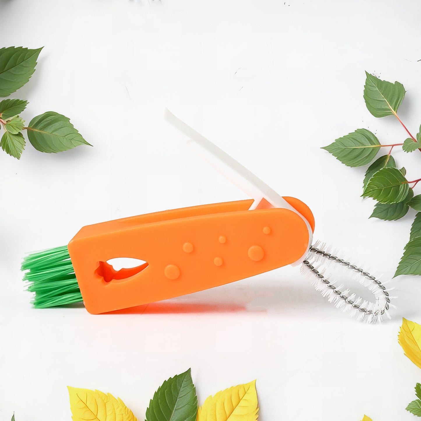 3 In 1 Multifunctional Cleaning Brush Mini Glass Cover Cleaning Brush Bottle Cleaning Brush Set Cup Cleaner Brush Bottle Cap Detail Brush For Bottle Cup Cover Lid Home Kitchen Washing Tool (1 Pc)