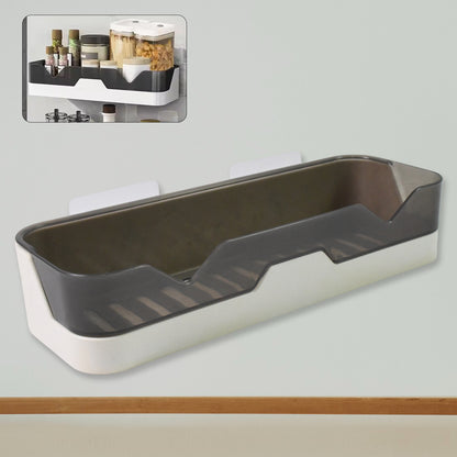 KLICKKART Wall Mounted Adhesive Bathroom Shower Caddy  Shelf  Plastic (1 Pc)