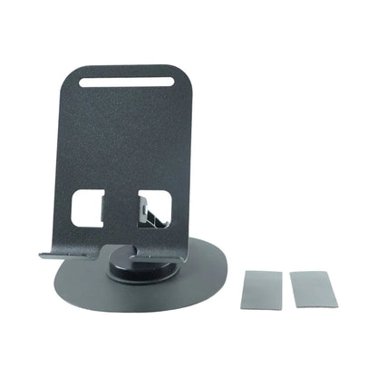 KLICKKART Foldable Metal Mobile Stand 360° Rotatable | Adjustable Height &amp; Angle | Heavy Base Phone Holder (1 Pc)
