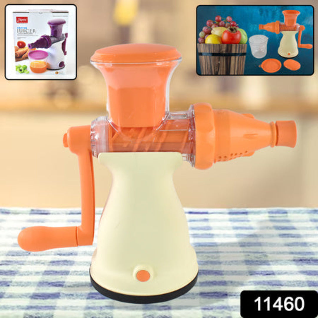 KLICKKART Apex Manual Carrot And Fruit Juicer  Heavy-duty (1 Pc With Glass)