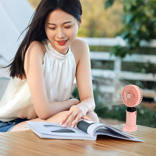 KLICKKART Rechargeable Portable Handheld Fan (1 Pc)