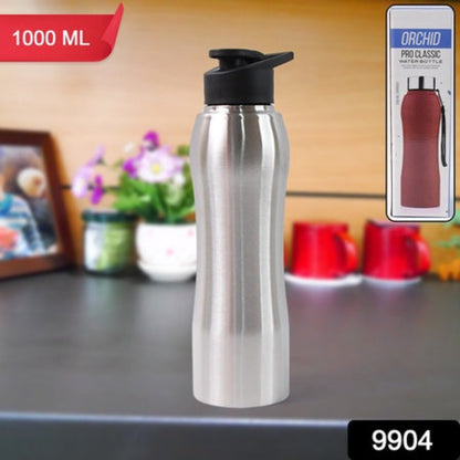 KLICKKART Stainless Steel Double Wall Vacuum Insulated Water Bottle 1000ML | Hot & Cold Thermal Flask | Leak-Proof Reusable Drinking Bottle for Travel, Office, Gym, Seniors & Patients