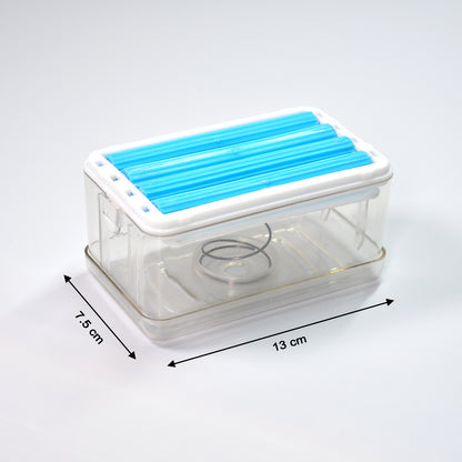 2-in-1 Portable Soap Dish  Soap Dispenser With Roller And Drain Holes Multifunctional Soap Holder Foaming Soap Bar Box For Home Kitchen Bathroom