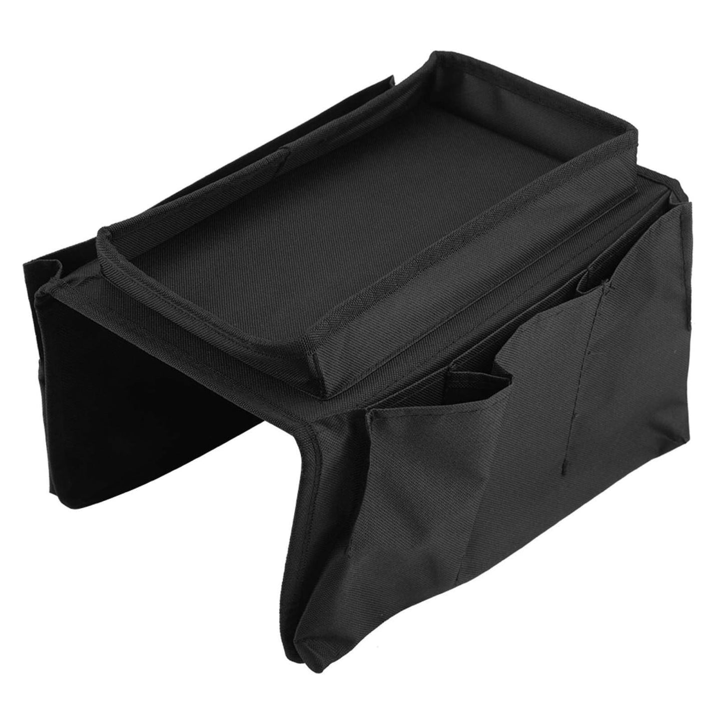 KLICKKART Sofa Arm Rest Hanging Storage Bag Storage Bag For Sofa Ideal For Sorting Magazines Ipad Books (Black)