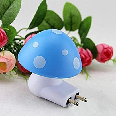 KLICKKART Automatic Night Sensor Mushroom Lamp (0.2 Watt Multicolour)