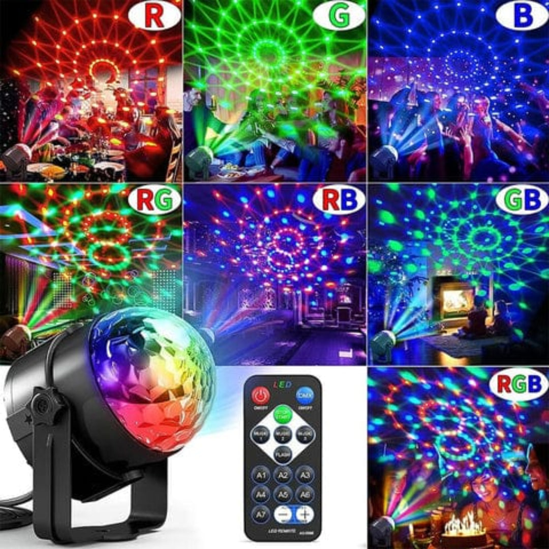 KLICKKART Party Lights Dj Stage Light Disco Ball Light Usb Charging Party Stage Lamp Party Light For Home Bar Car Wedding Holiday Party Party Gift Kids Birthday