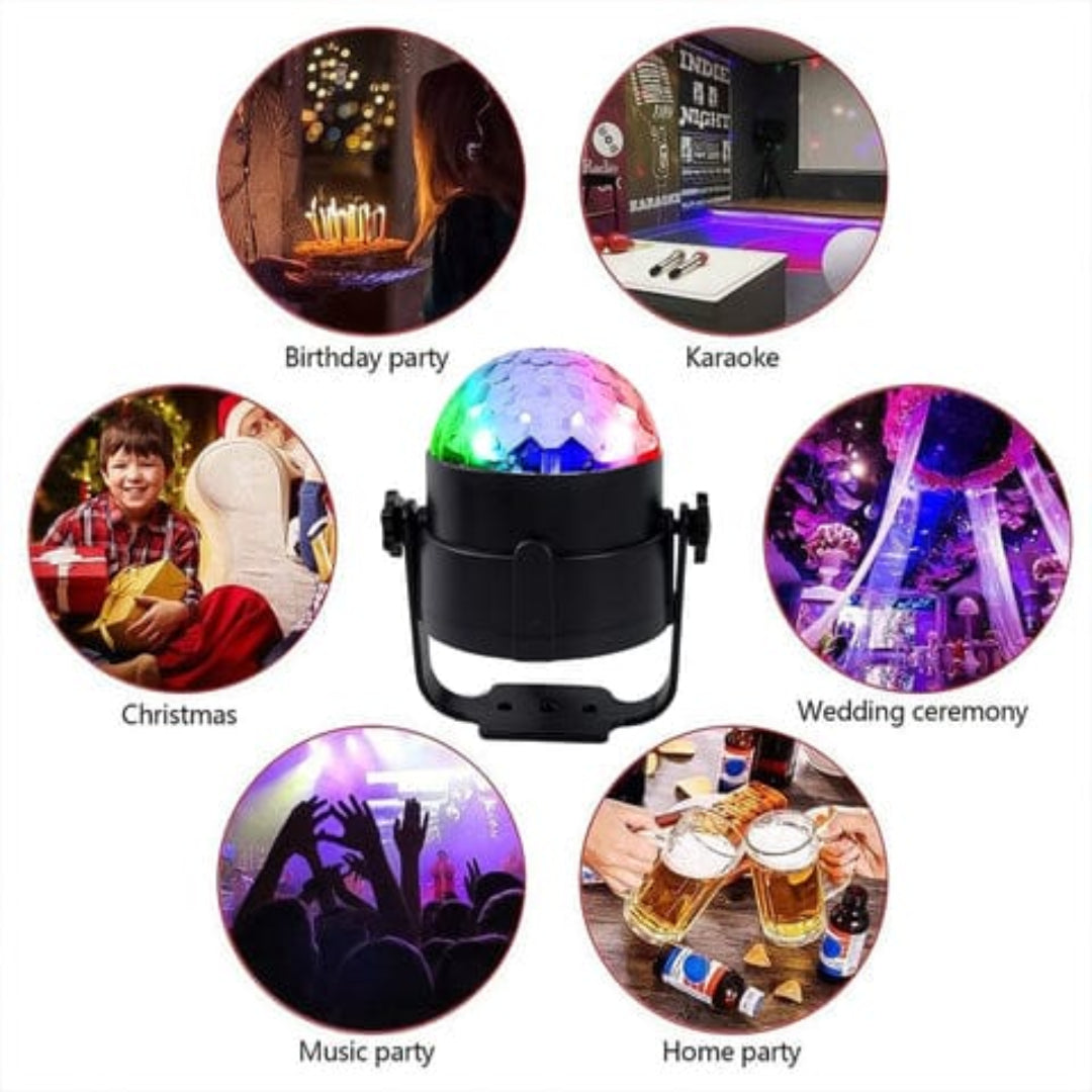 KLICKKART Party Lights Dj Stage Light Disco Ball Light Usb Charging Party Stage Lamp Party Light For Home Bar Car Wedding Holiday Party Party Gift Kids Birthday