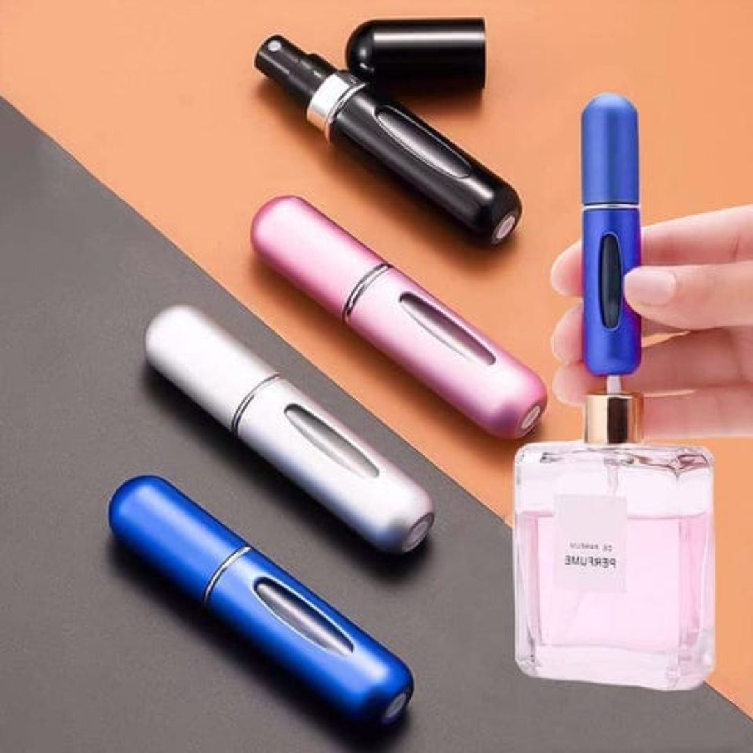 KLICKKART Mini Portable Perfume Empty Spray Bottle Set of 2pcs  ( Mix Color)