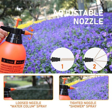 Water Sprayer Hand-held Pump Pressure Garden Sprayer - 2 L