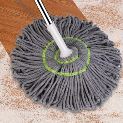 KLICKKART Squeeze Twist Mop Self Wringing Mop Stainless Steel Handle (1 Pc)