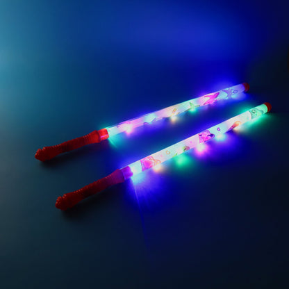 KLICKKART 2 Piece Led Dandiya Sticks Set  Color Changing Light-up 