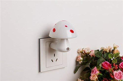 KLICKKART Automatic Night Sensor Mushroom Lamp (0.2 Watt Multicolour)