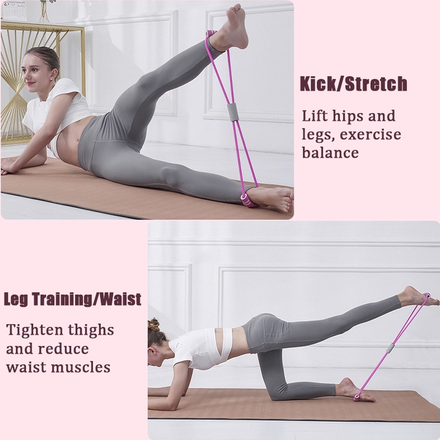 KLICKKART Sport Resistance Loop Band Yoga Bands Rubber Exercise Fitness Training Gym Strength Resistance Band Exercise Equipment Bands For Working Out (1 Pc Mix Color)