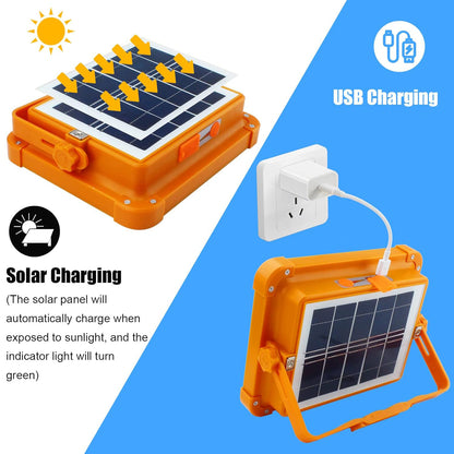KLICKKART High-brightness Solar Led Flood Light With Power Bank (1 Pc)
