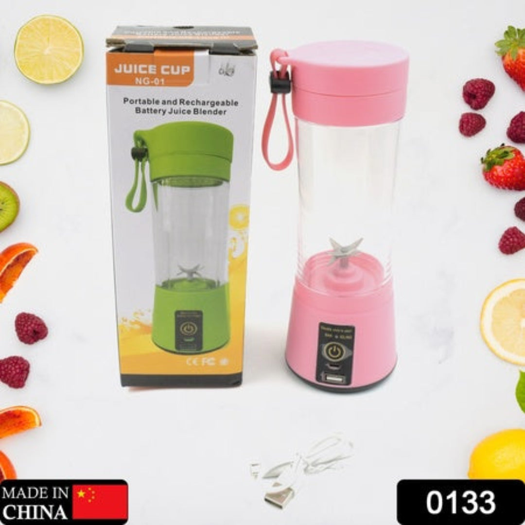 KLICKKART Portable Usb Electric Juicer - 6 Blades (Protein Shaker)