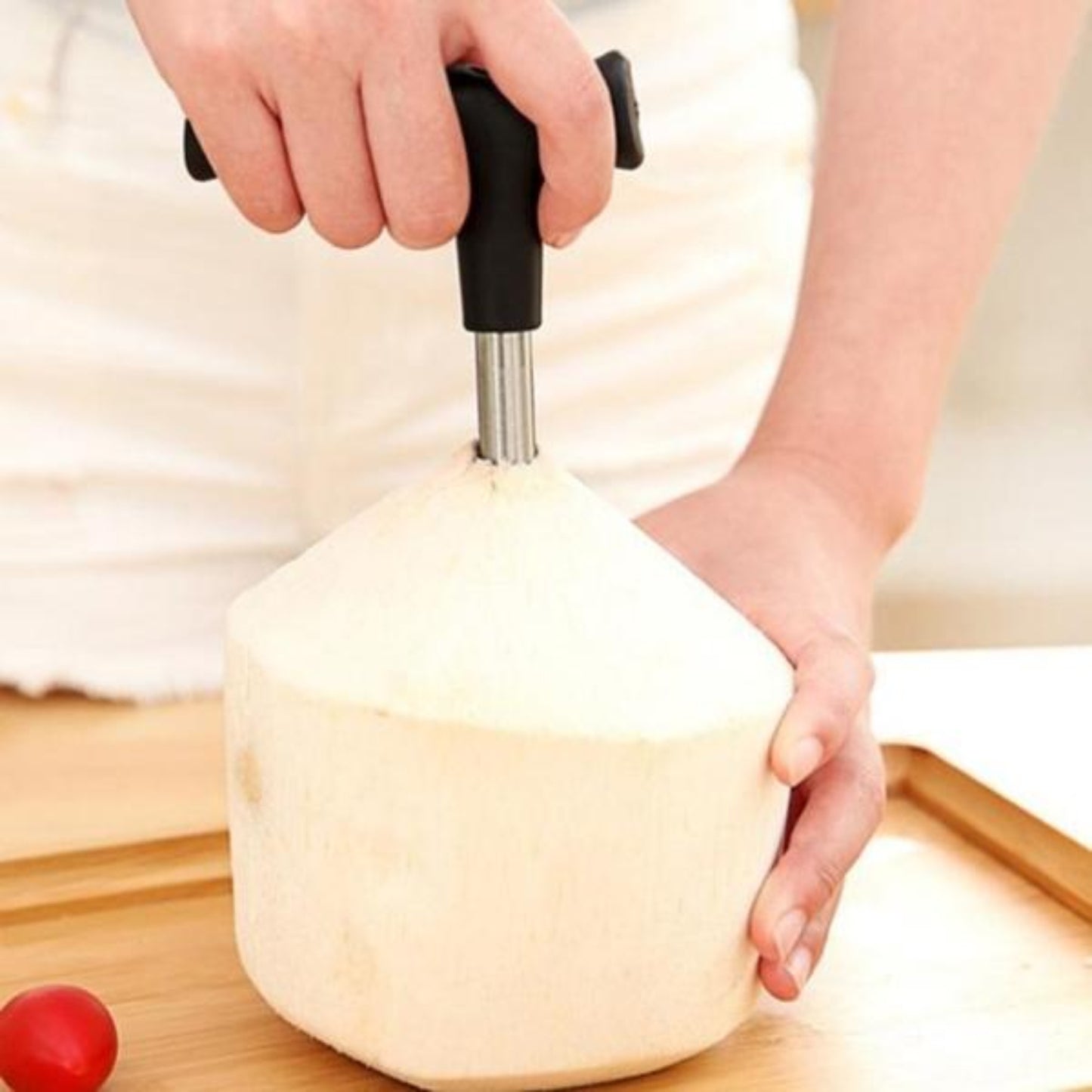 KLICKKART Stainless Steel Coconut Opener & Driller Tool | Easy Coconut Water Opening Tool