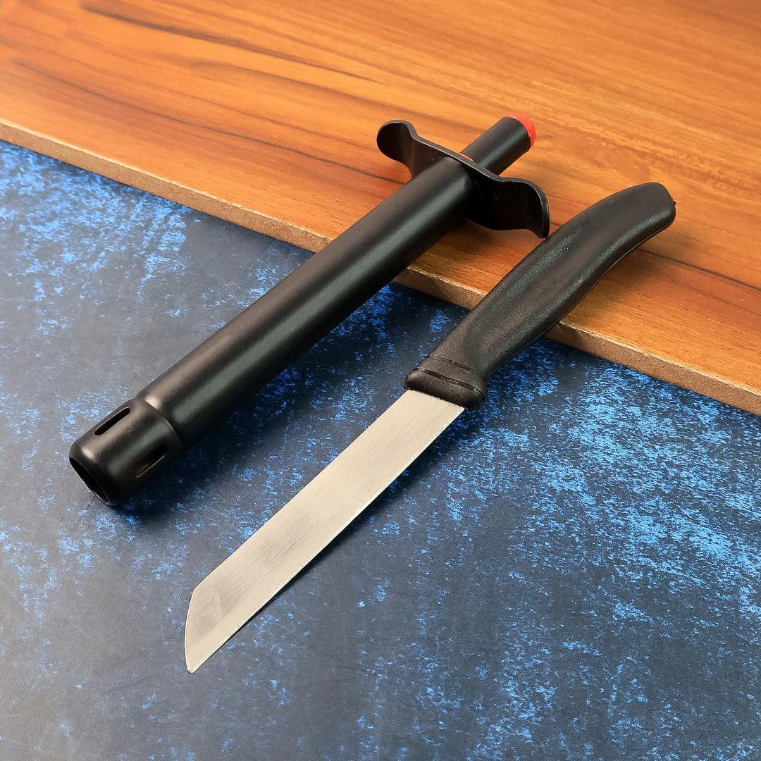 KLICKKART Premium Kitchen Knife With Gas Lighter Combo Set  2