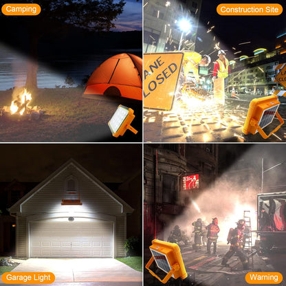 KLICKKART High-brightness Solar Led Flood Light With Power Bank (1 Pc)