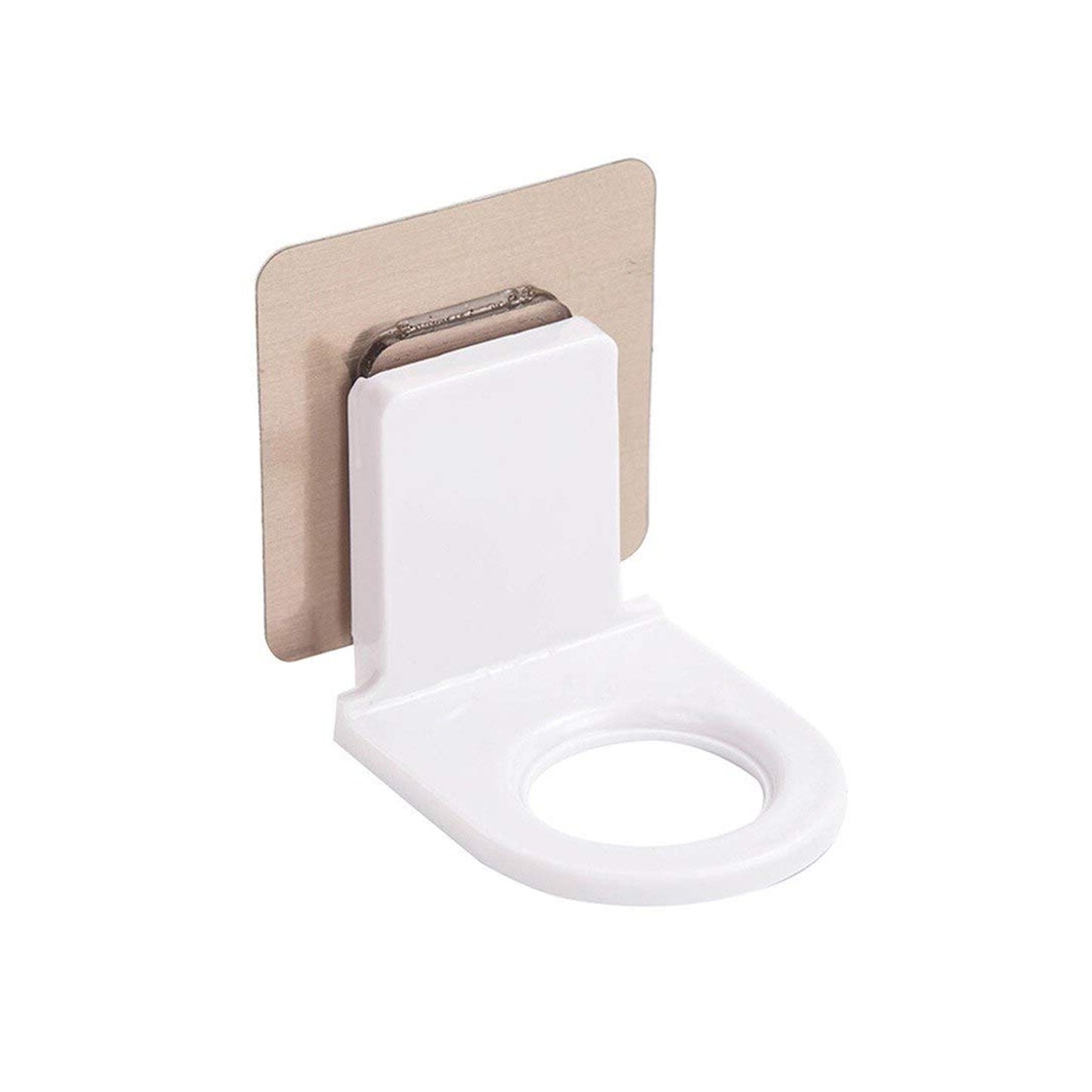 Wall Mounted Self Sticky Hooks For Body Wash Shampoo Bottle Wall Storage Strong Adhesive Hook Power Plug Socket Hanger Holder Multi Color (1pc)