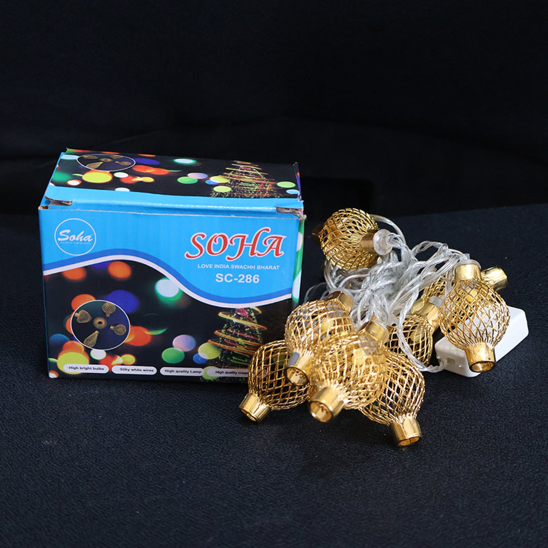 KLICKKART Decorative Metal Ball Led String Light (3 Meter )