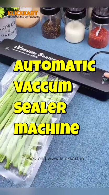 Vacuum Sealer Machine With 10 Pcs Bag (1 Set)