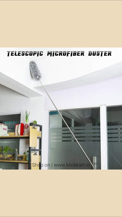 Microfiber Dusters For Cleaning Telescoping Feather Duster With 100 Inches Extendable Handle Pole Dusting Cleaning Tools For Cleaning High Ceiling Ceiling Fan Blinds Cobwebs Furniture Cars