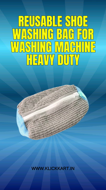 Heavy-duty Reusable Shoe Washing Bag For Washing Machine (1 Pc)