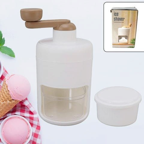 KLICKKART Portable Gola Maker Ice Crusher And Shaved Ice Machine Hand Shaved Household Ice Machine