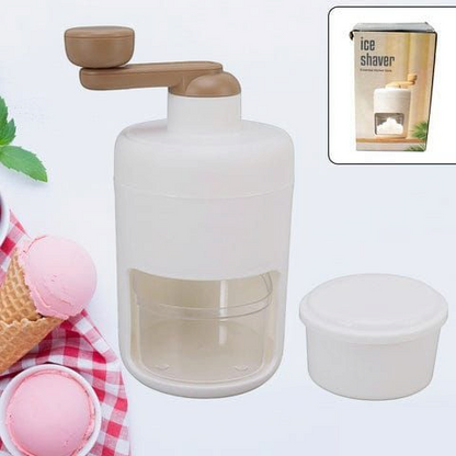 KLICKKART Portable Gola Maker Ice Crusher And Shaved Ice Machine Hand Shaved Household Ice Machine
