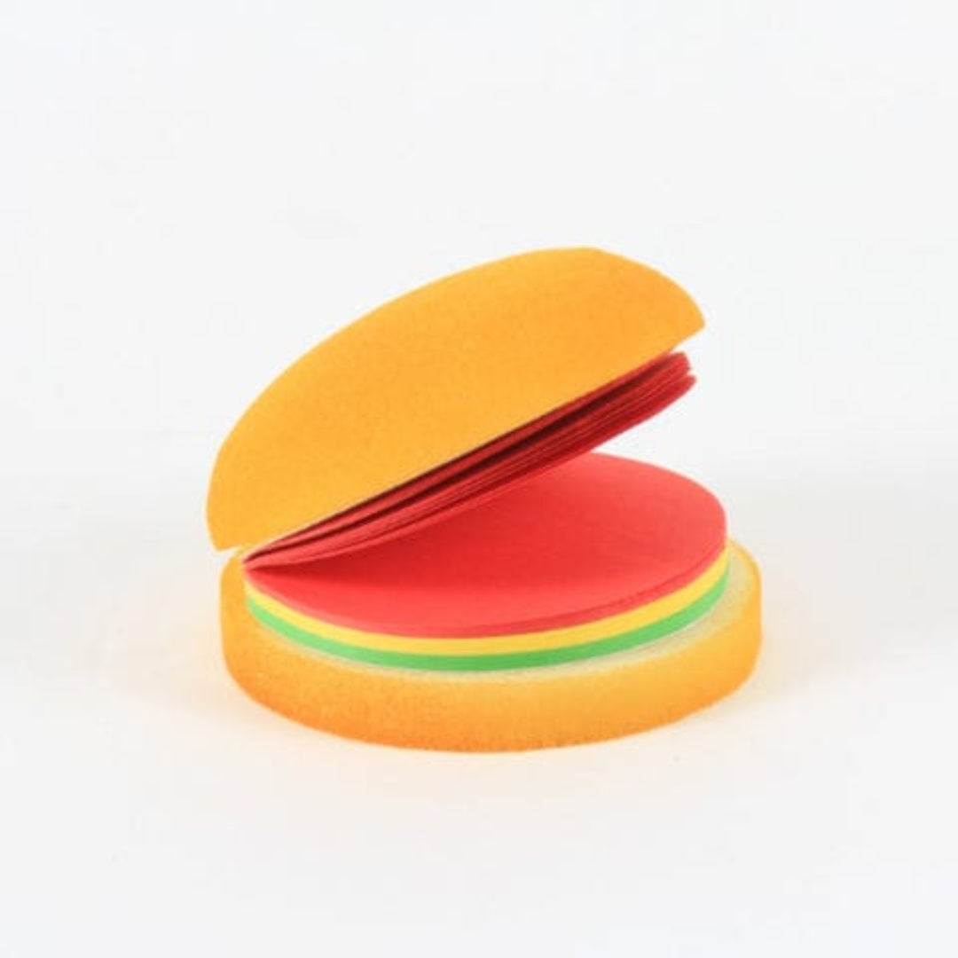KLICKKART Burger Shaped Notepad  Sticky Notes  Memo Pads Unique Mini Notes (Multicolor)