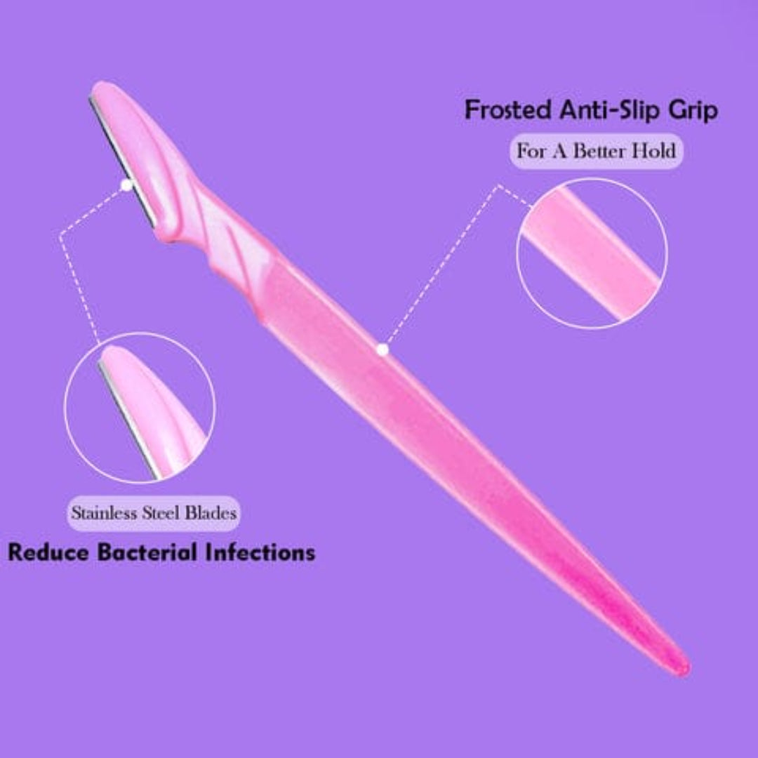 KLICKKART Eyebrow Painless Facial Hair Remover Razor For Face Women And Men (3 Pack)